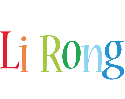 Li Rong birthday logo